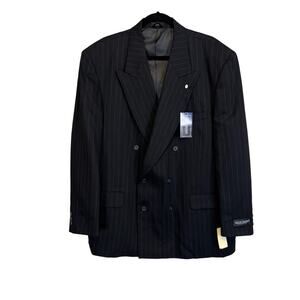 Vintage Harve Benard Blazer Black 46R NWT